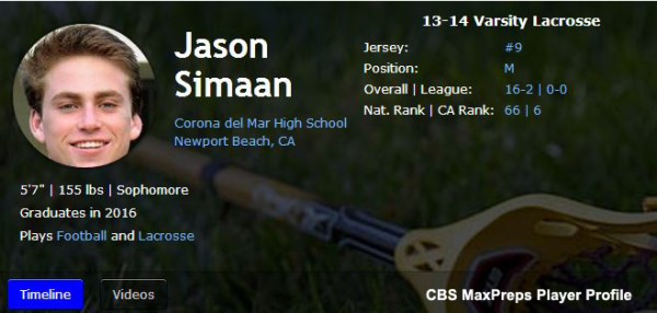 Jason Simaan profile