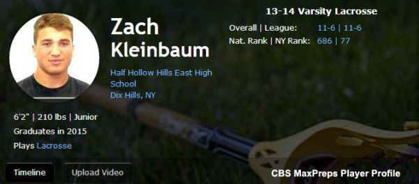 Zach Kleinbaum profile